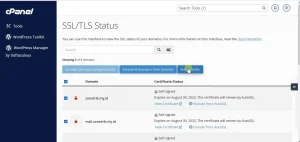 Buat SSL Sertifikat cPanel