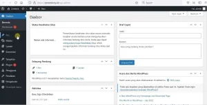 Dashboard WordPress